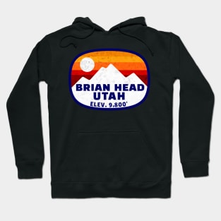 Ski Brian Head Utah Skiing Winter Sports Snowboarding Hoodie